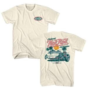 Nhra Hawaiian Tropics Hot Rod Racing 2 Sided T Shirt